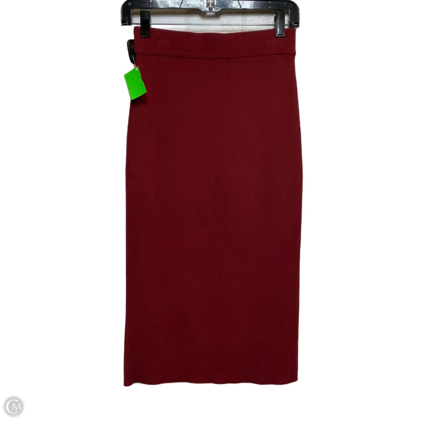 Skirt Midi By Asos In Red, Size: S