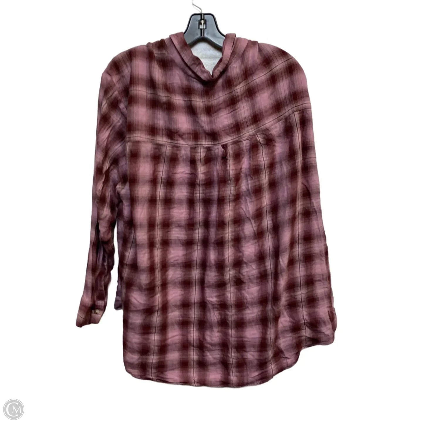 Top Long Sleeve By Wonderly In Pink & Purple, Size: 3x