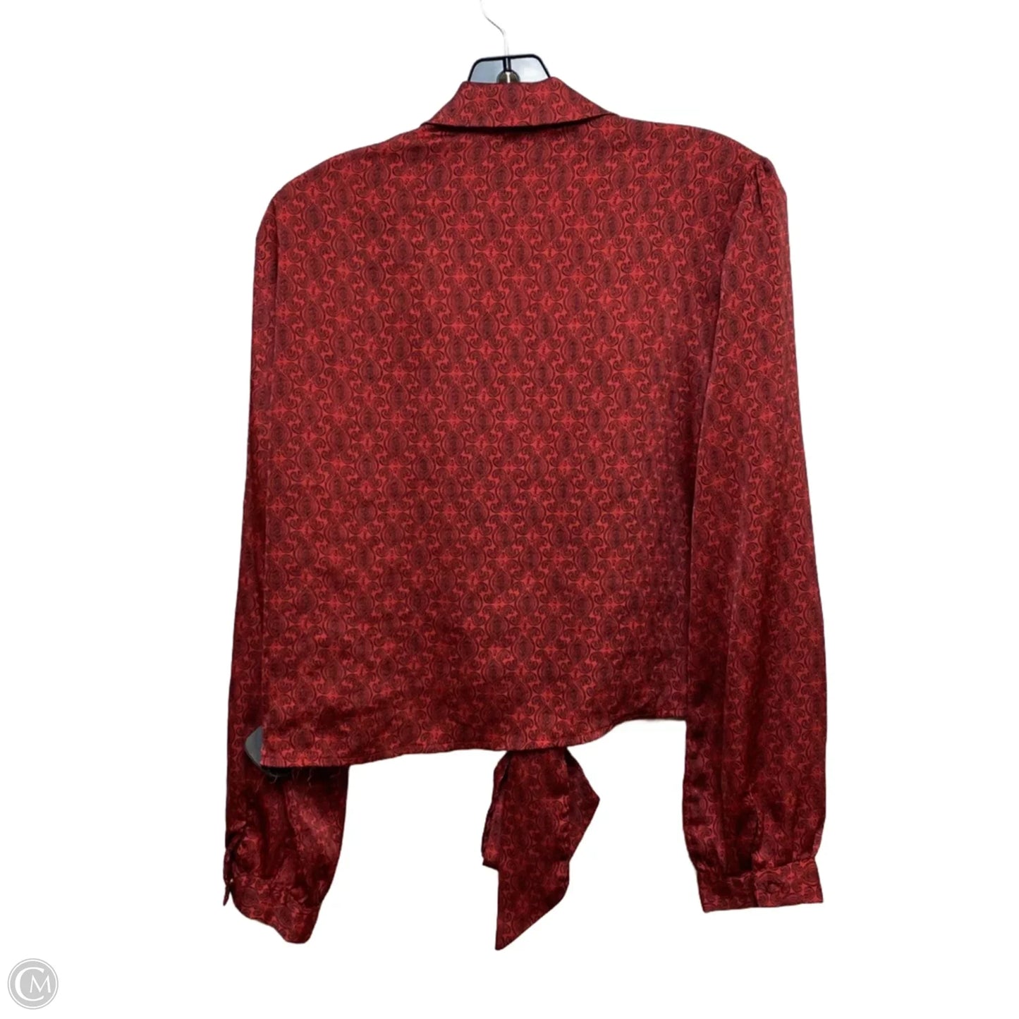 Top Long Sleeve By Urban Outfitters In Red, Size: M