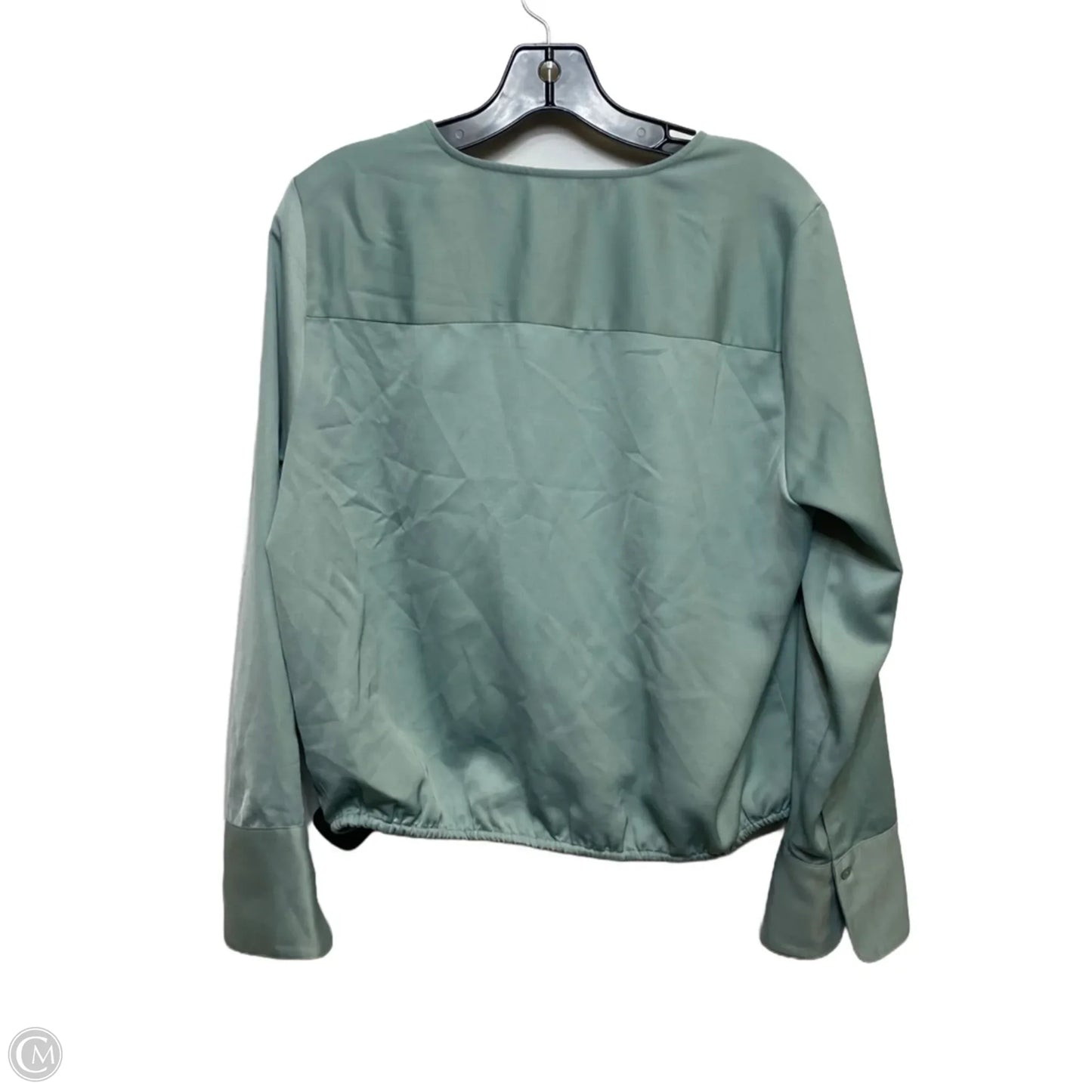 Top Long Sleeve By A New Day In Green, Size: M