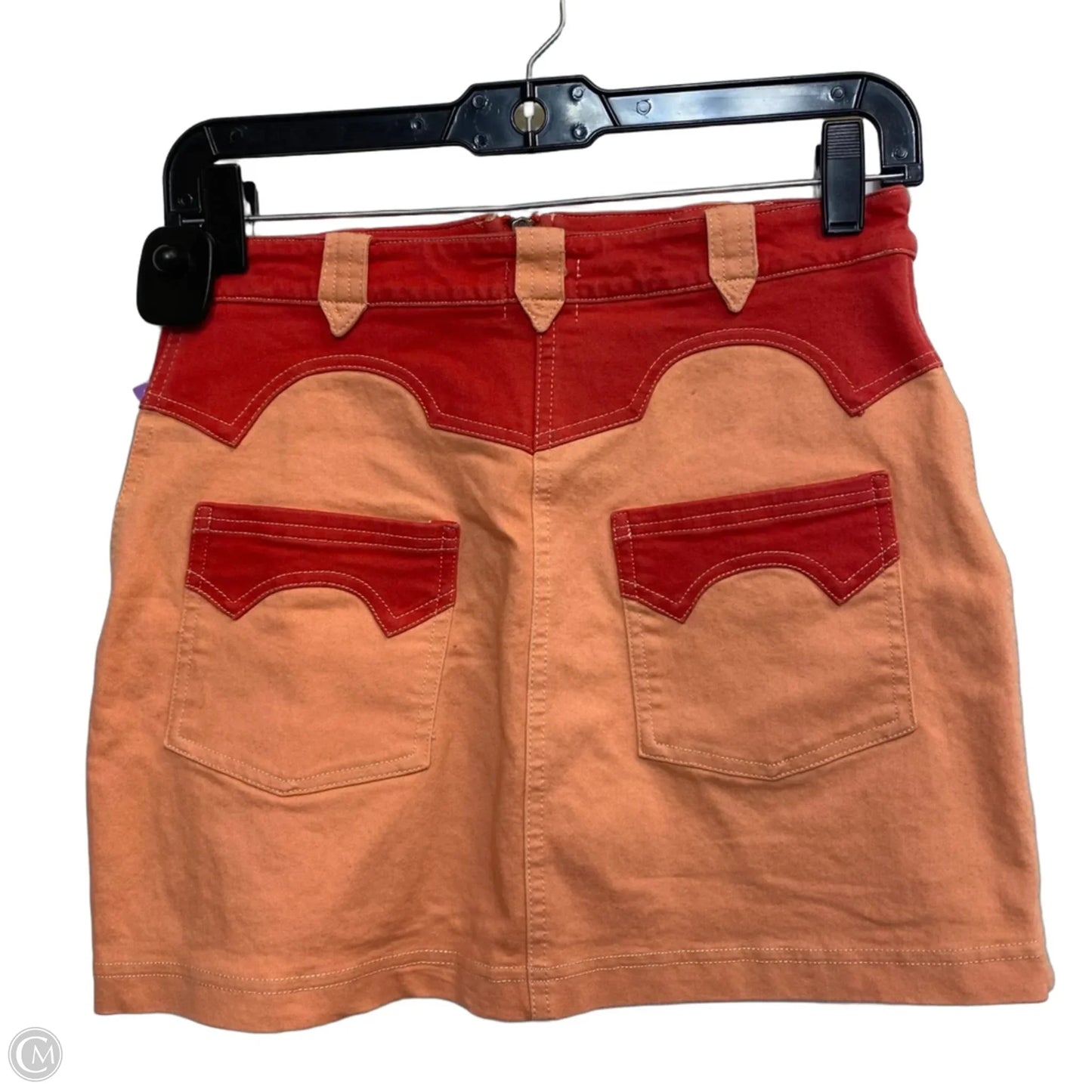 Skirt Mini & Short By Bdg In Orange, Size: M