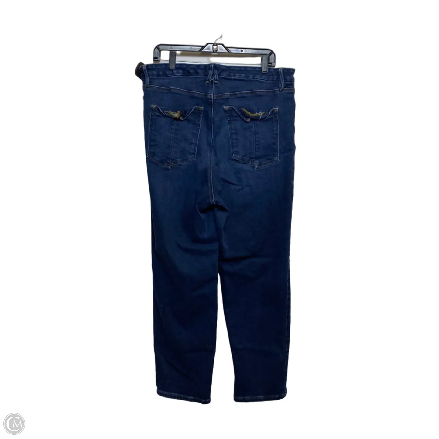 Jeans Designer By Good American In Blue Denim, Size: 18