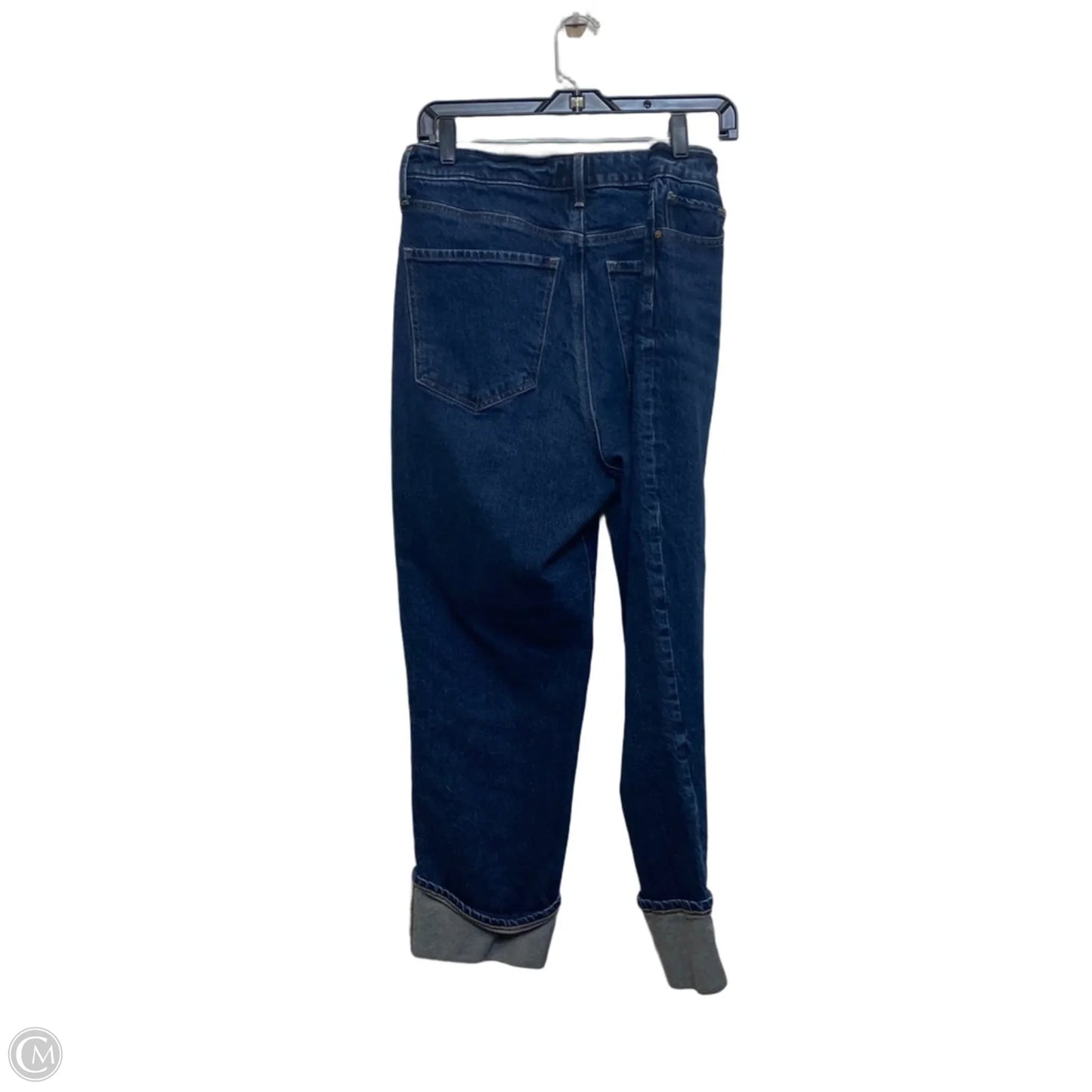 Jeans Straight By Express In Blue Denim, Size: 12