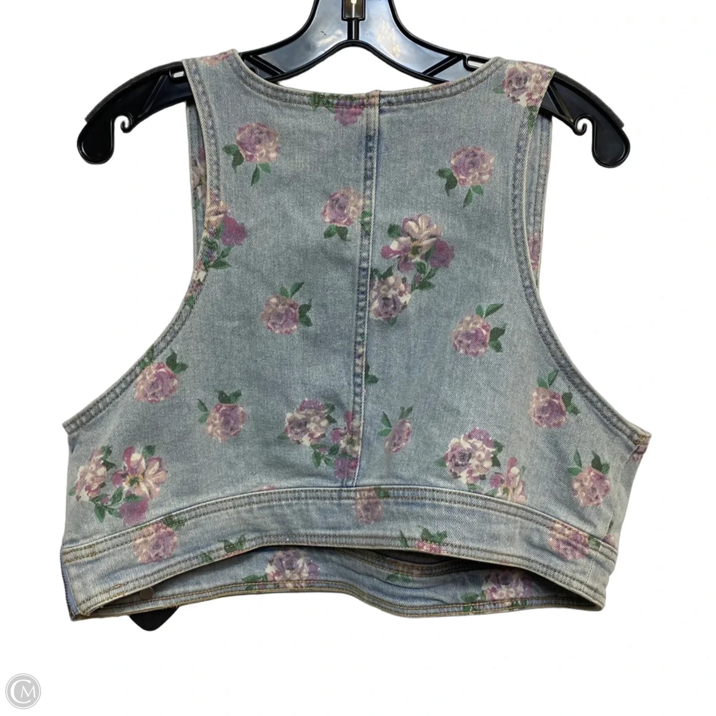 Top Sleeveless By Wild Fable In Blue Denim, Size: Xl