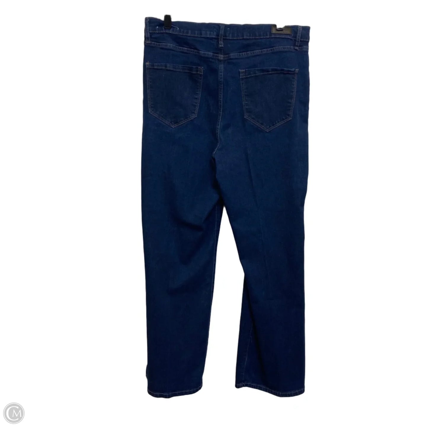 Jeans Boot Cut By Nicole Miller In Blue Denim, Size: 16