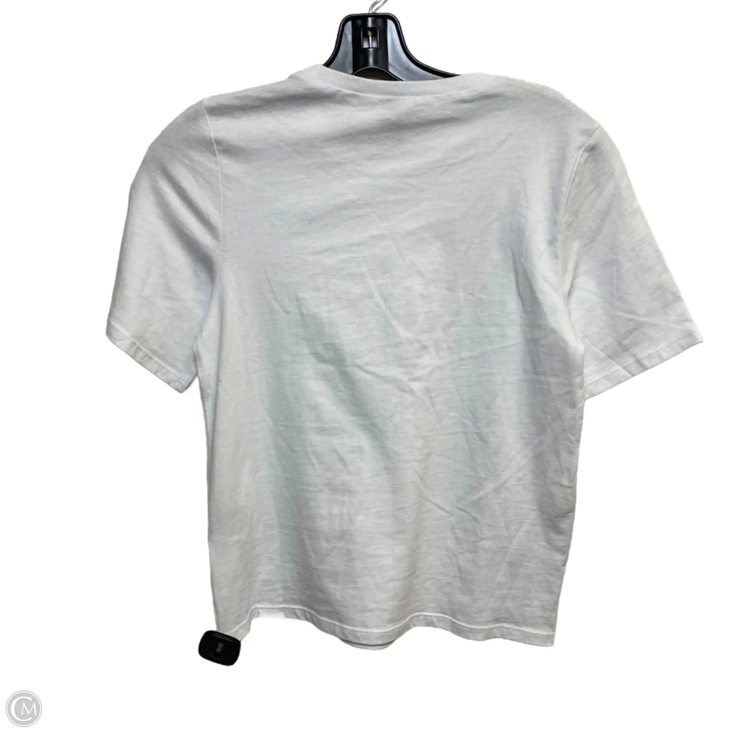Top Short Sleeve By Divided In White, Size: Xs