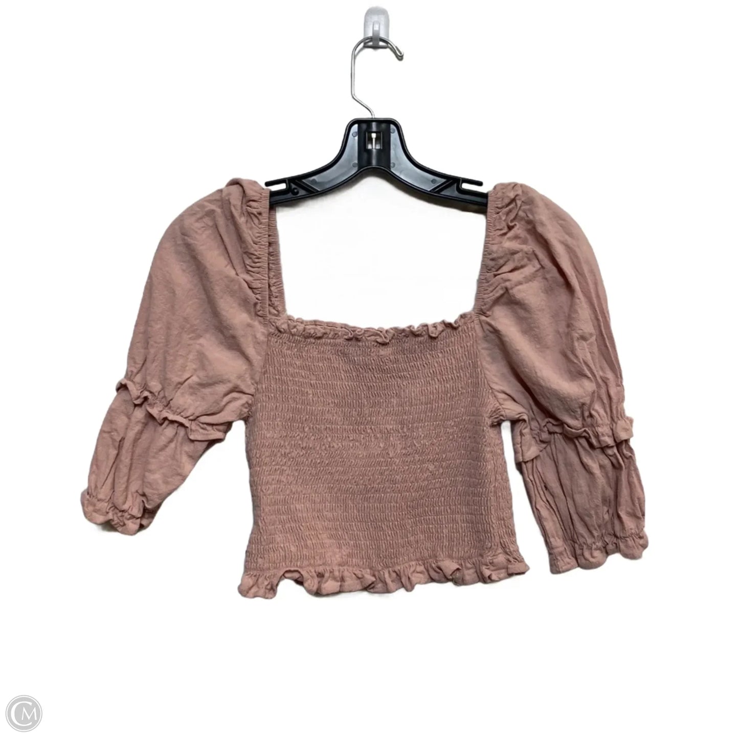 Top Short Sleeve By Hyfve In Pink, Size: M