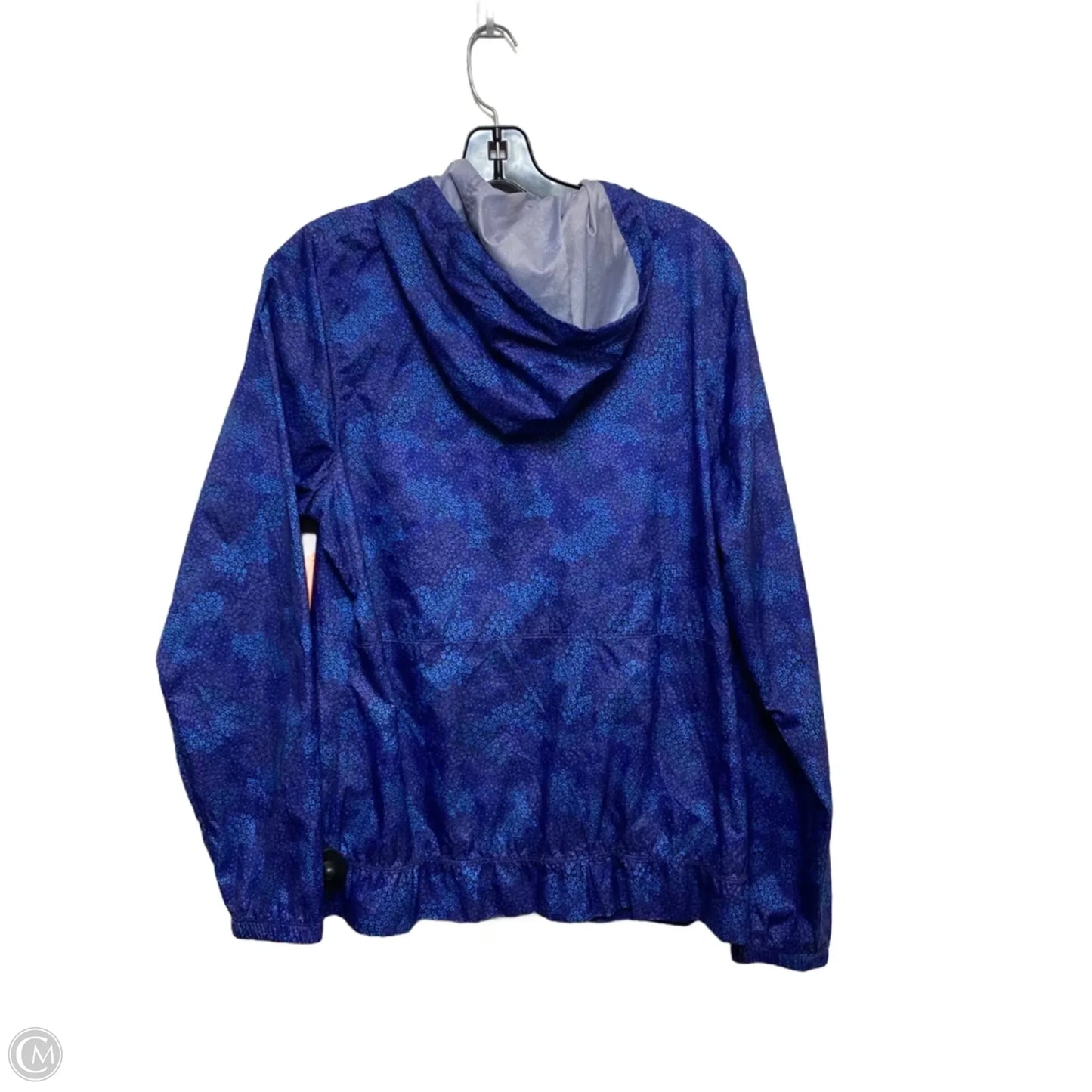 Jacket Windbreaker By Columbia In Purple, Size: M