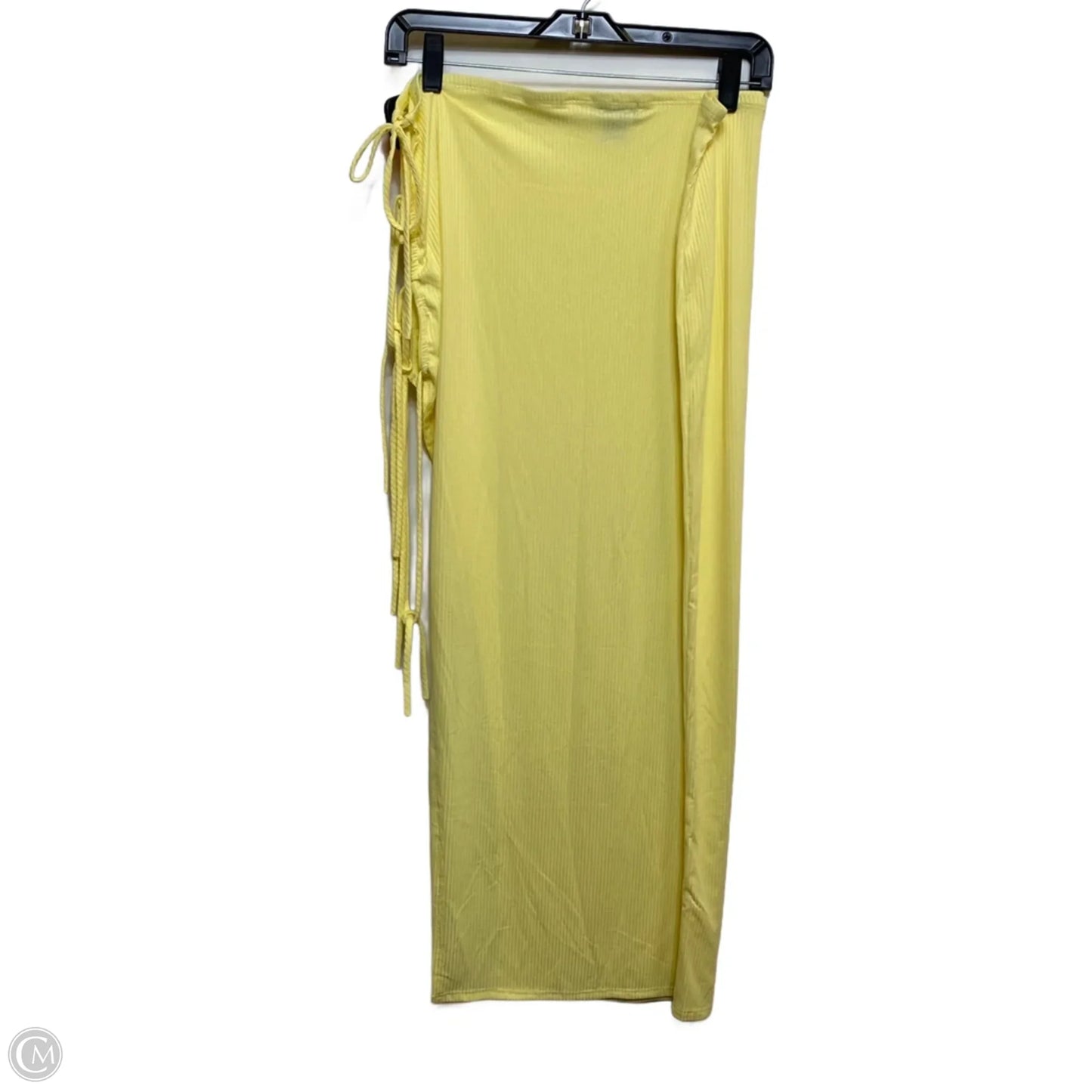 Skirt Set 2pc By Pretty Little Thing In Yellow, Size: L
