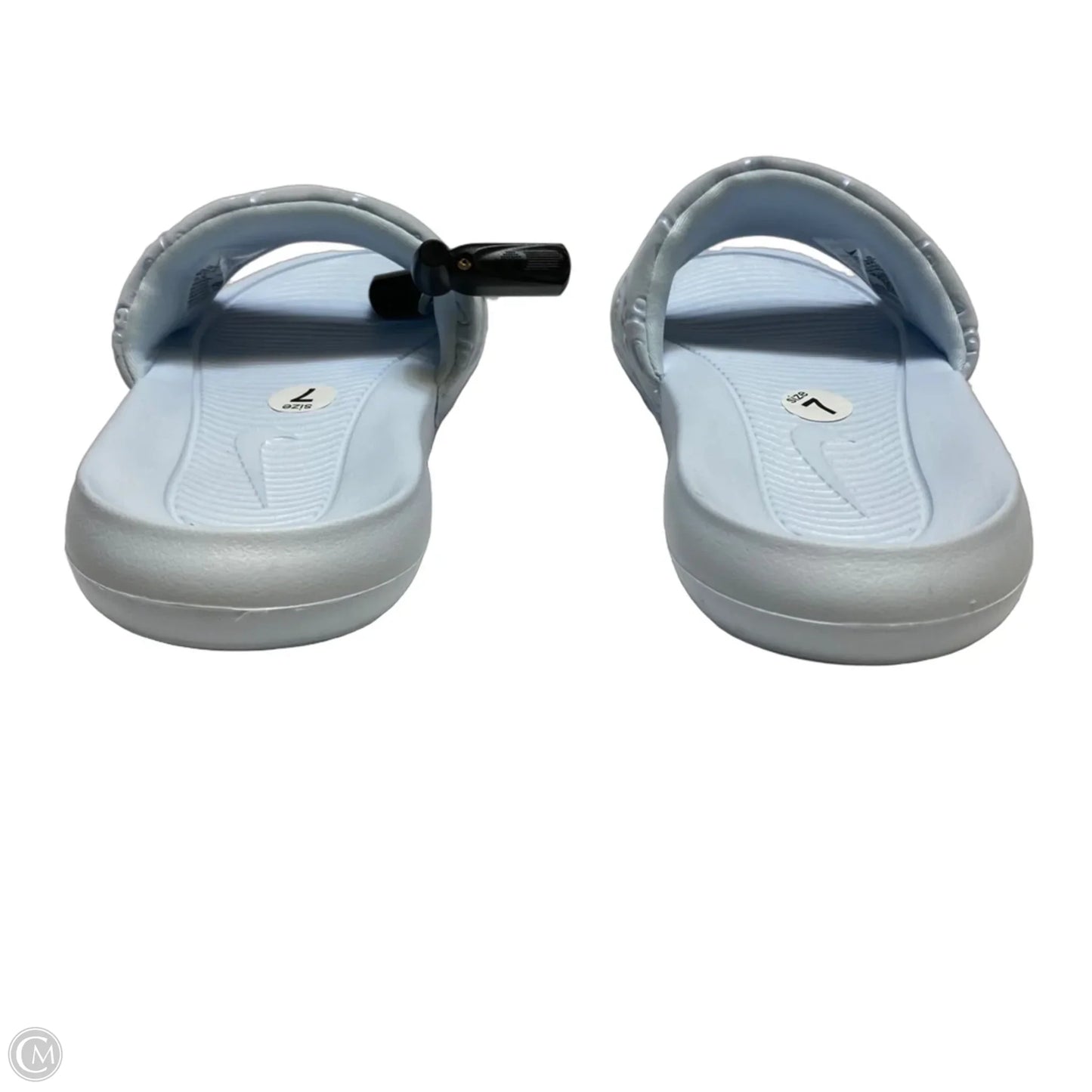 Sandals Flats By Nike In Blue, Size: 7