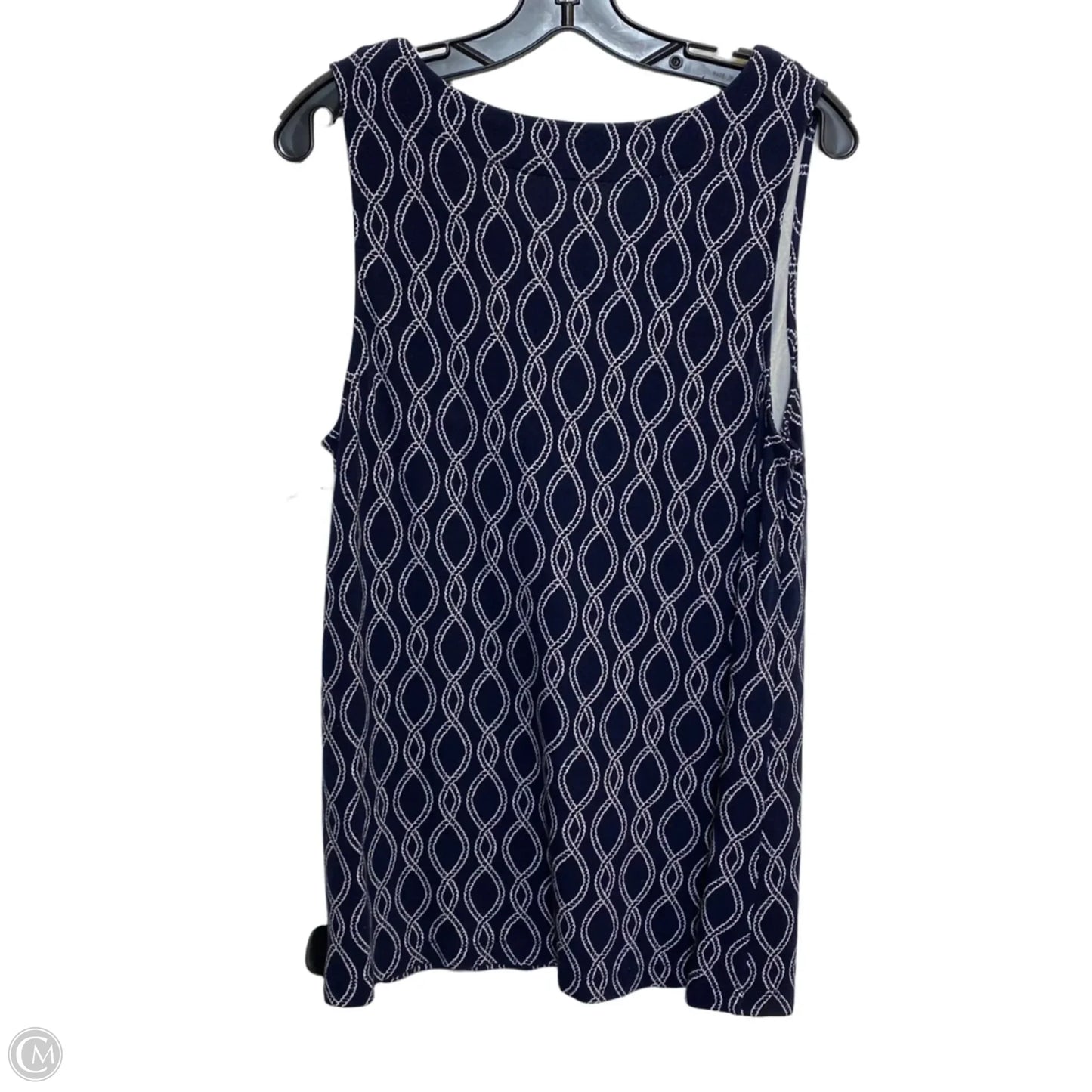 Top Sleeveless By Crown And Ivy In Navy, Size: Xl