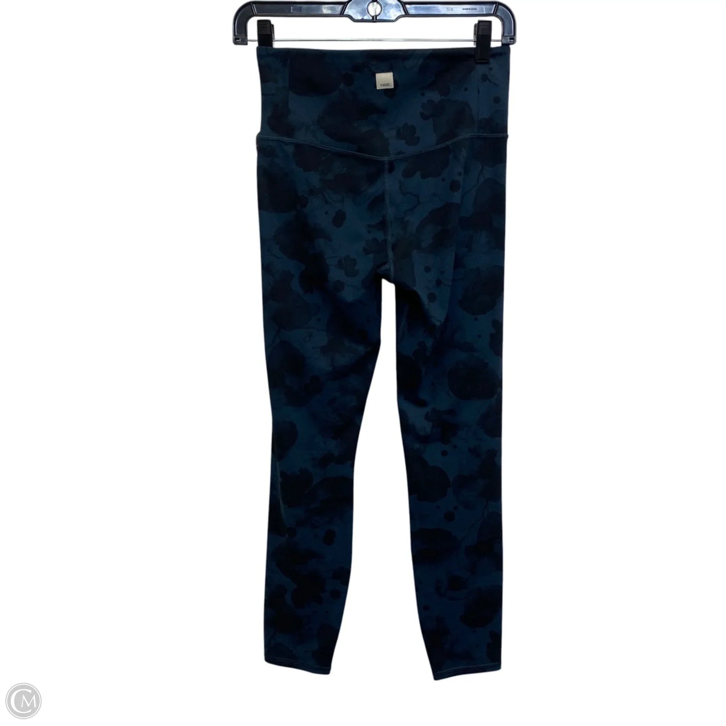 Athletic Leggings By Vuori In Black & Green, Size: S