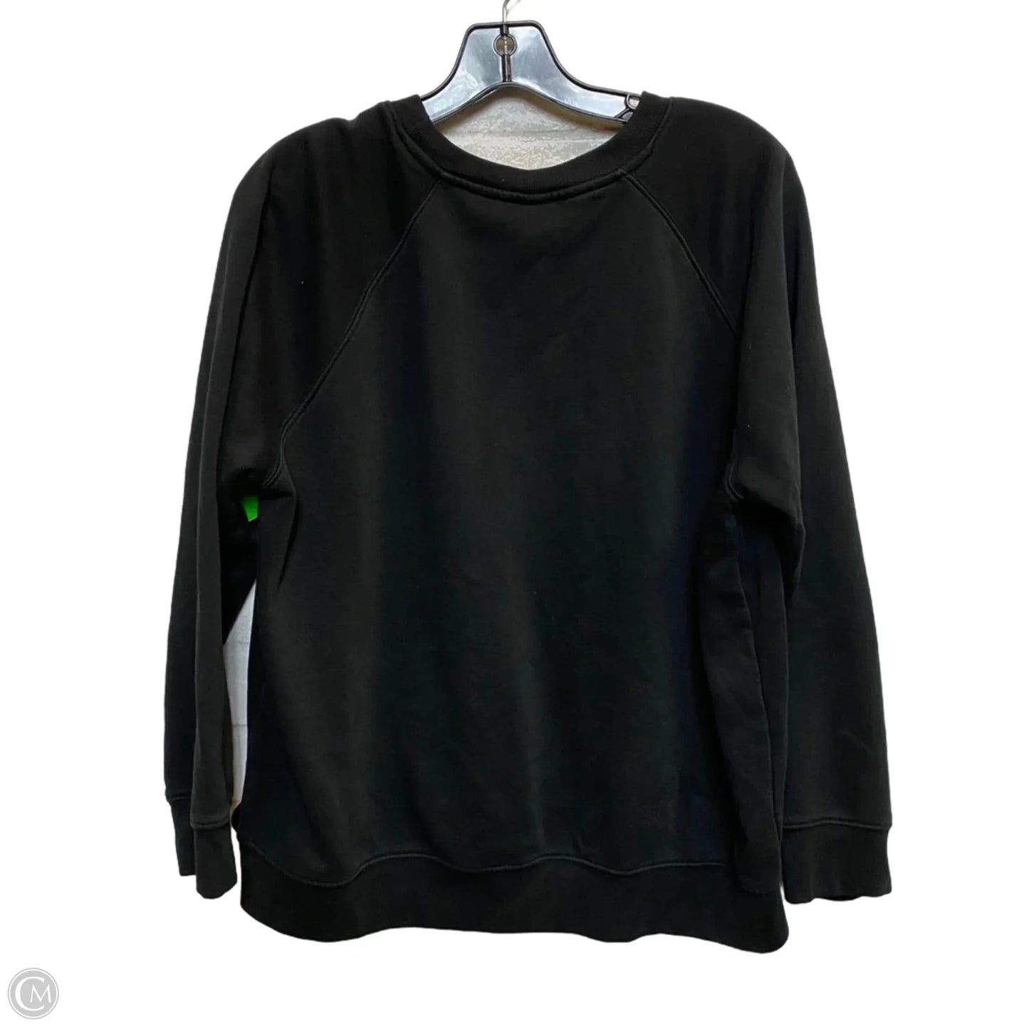 Sweatshirt Crewneck By H&m In Black, Size: M