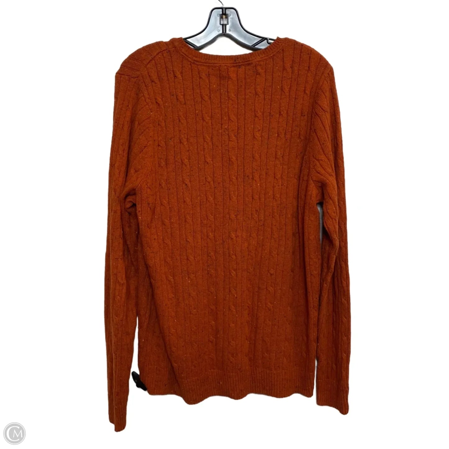 Sweater By Kim Rogers In Orange, Size: Xxl