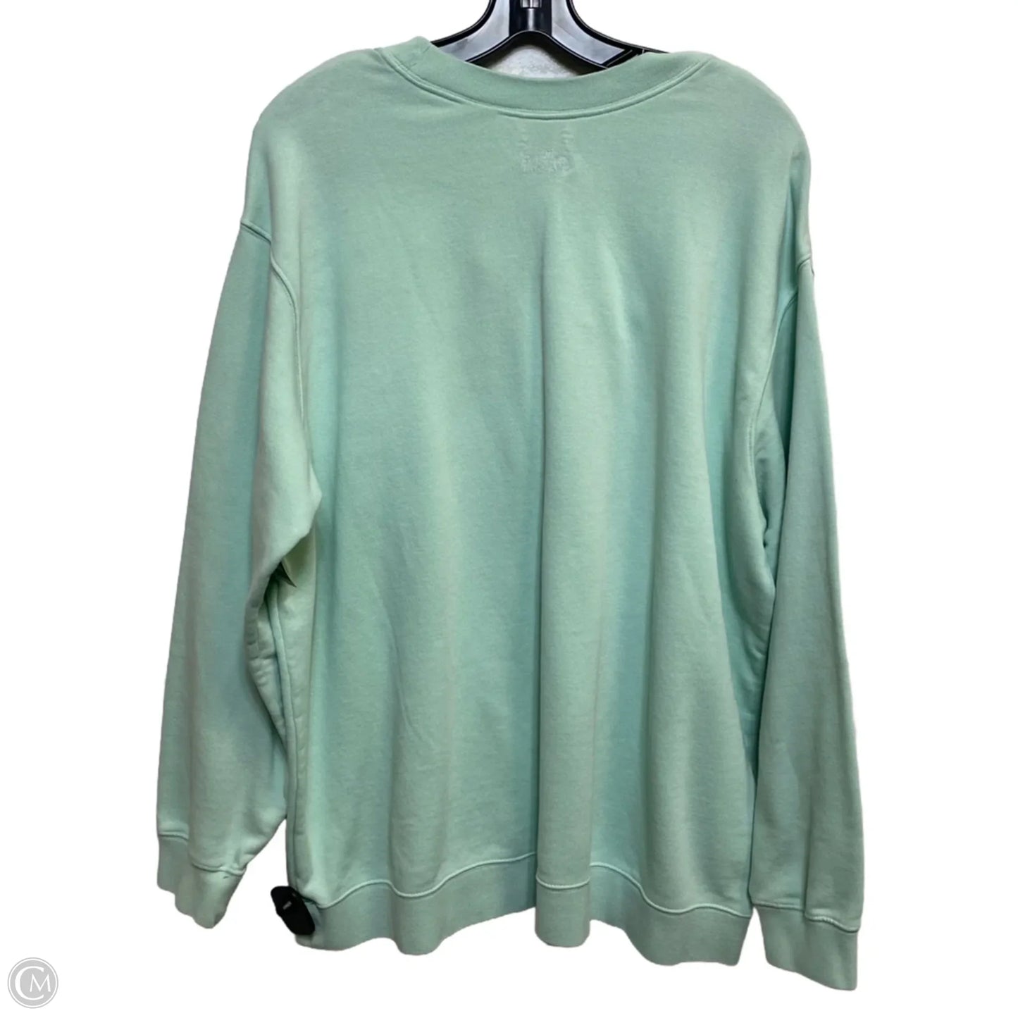 Athletic Sweatshirt Collar By Nike In Green, Size: 1x