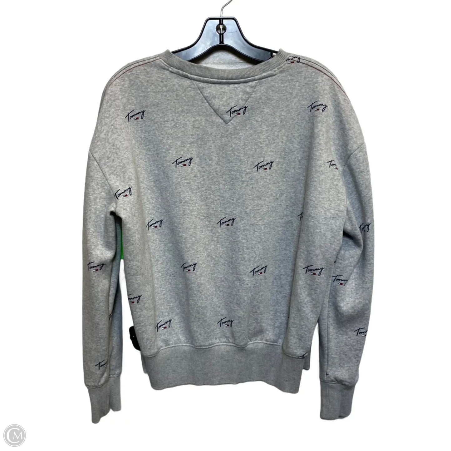 Sweatshirt Crewneck By Tommy Hilfiger In Grey, Size: S