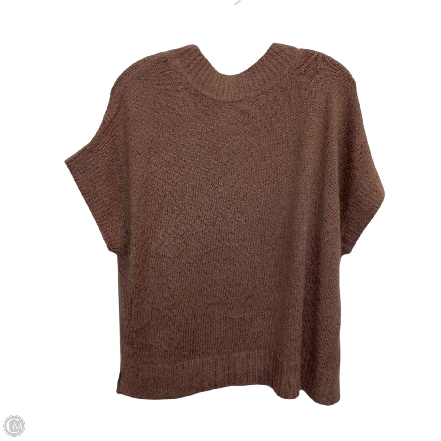 Sweater Short Sleeve By Studio Park In Pink, Size: S