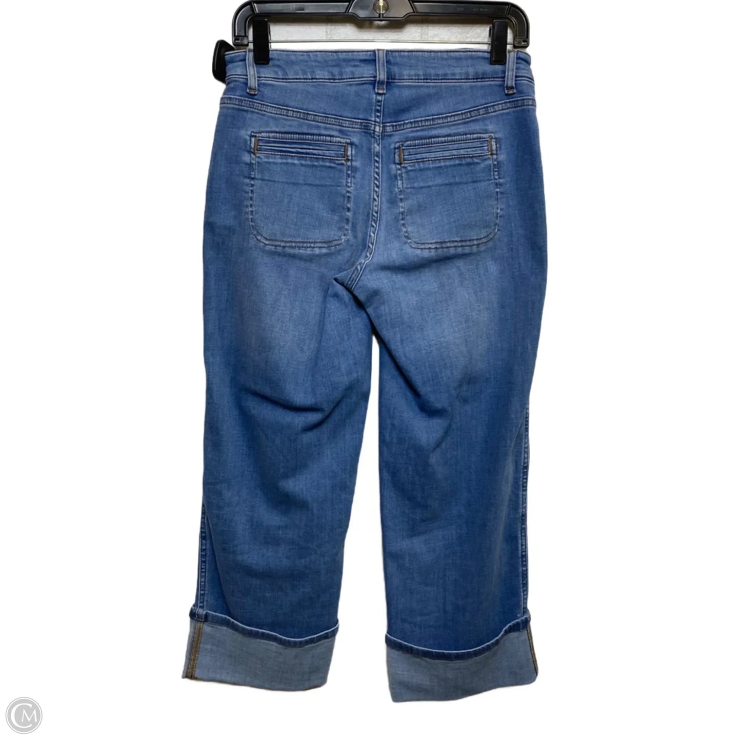 Jeans Cropped By J. Jill In Blue Denim, Size: 4p