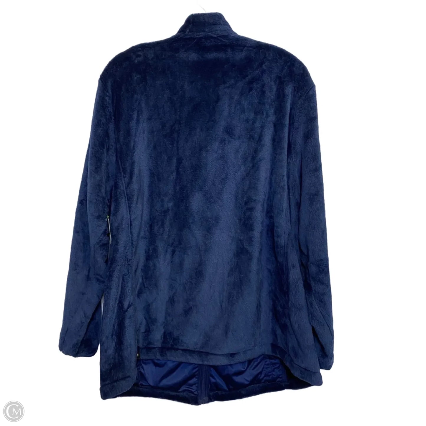 Jacket Fleece By Lands End In Navy, Size: 2x