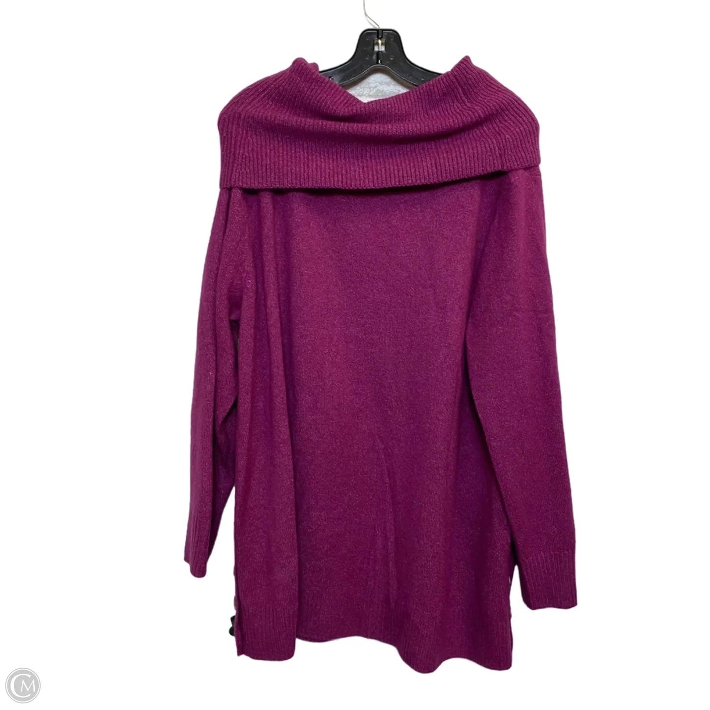 Sweater By Loft In Purple, Size: 2x