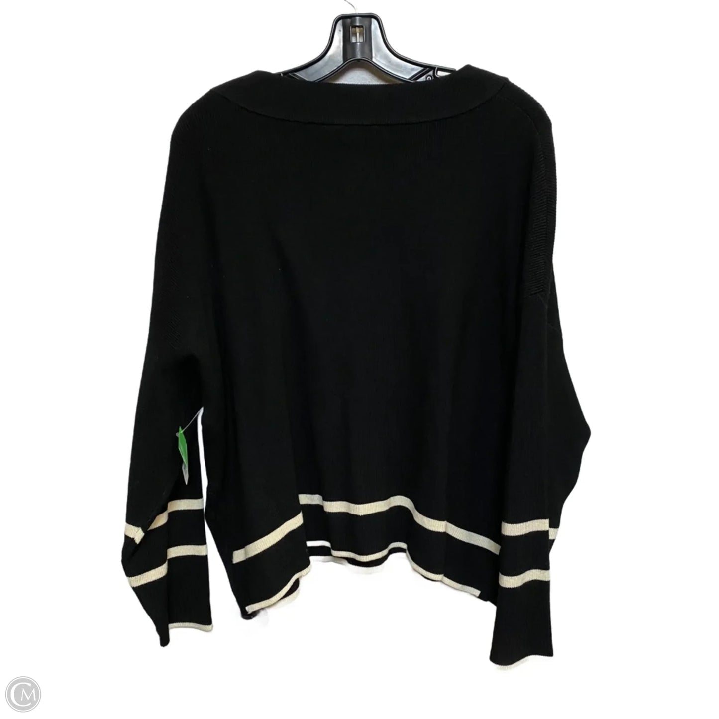 Sweater By Adrianna Papell In Black, Size: Xl