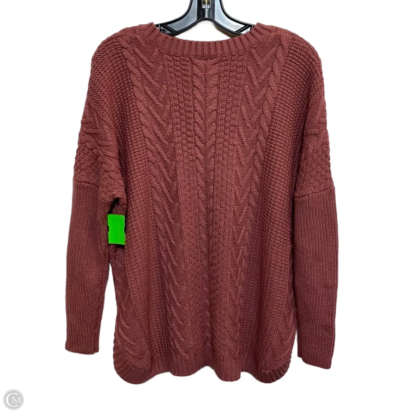 Sweater By Natural Reflections In Pink, Size: L