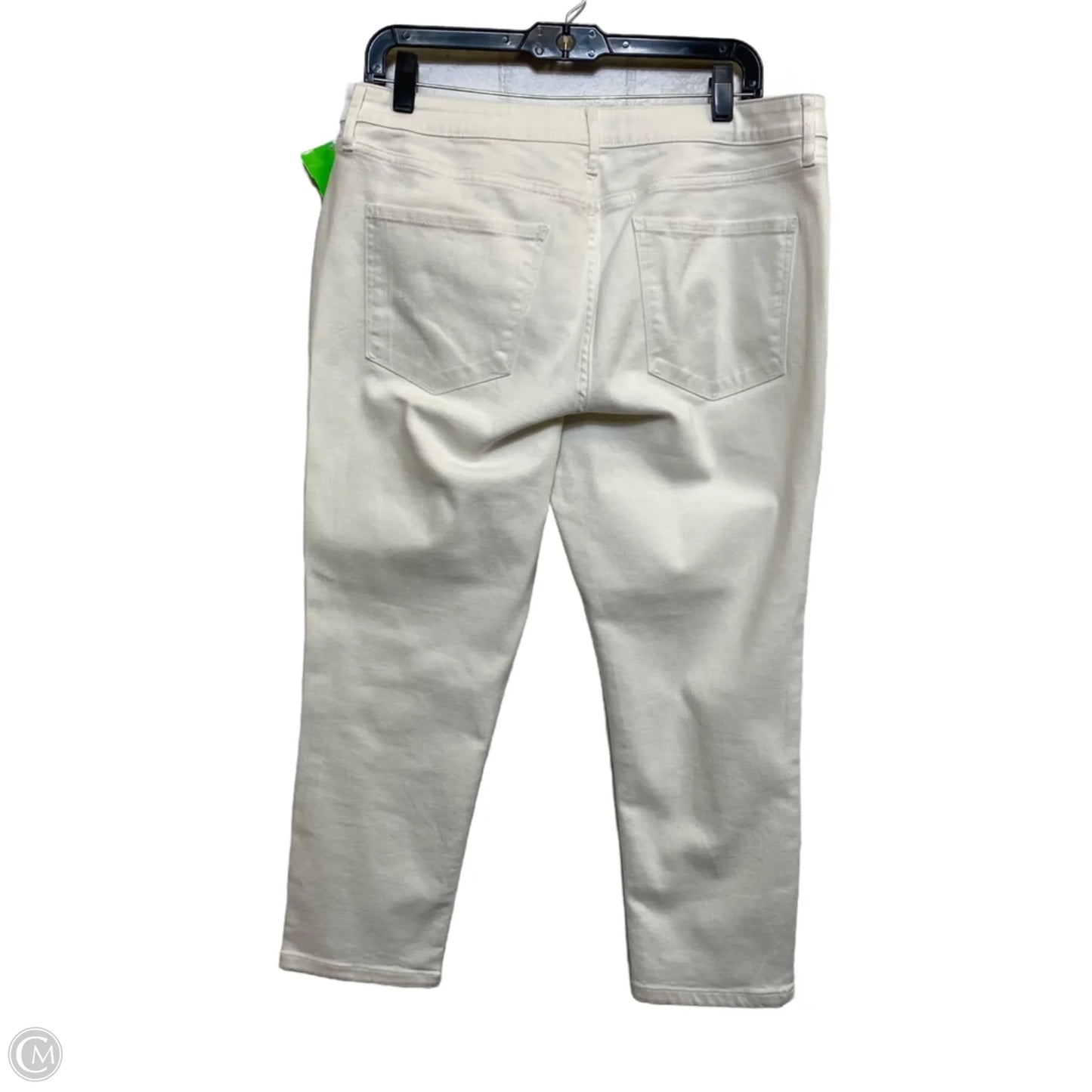 Jeans Skinny By Ana In White Denim, Size: 14p