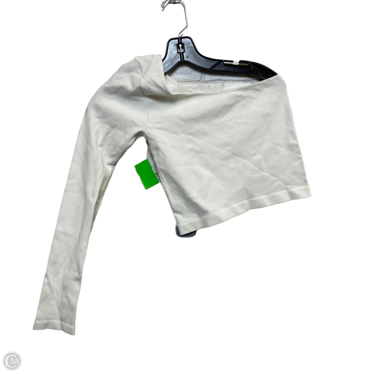 Top Long Sleeve By Anwnd In White, Size: M