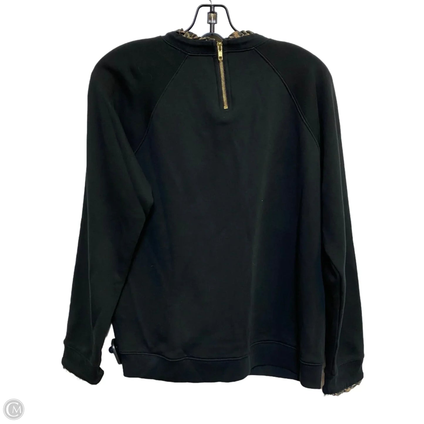 Sweatshirt Crewneck By J. Crew In Black, Size: Xl