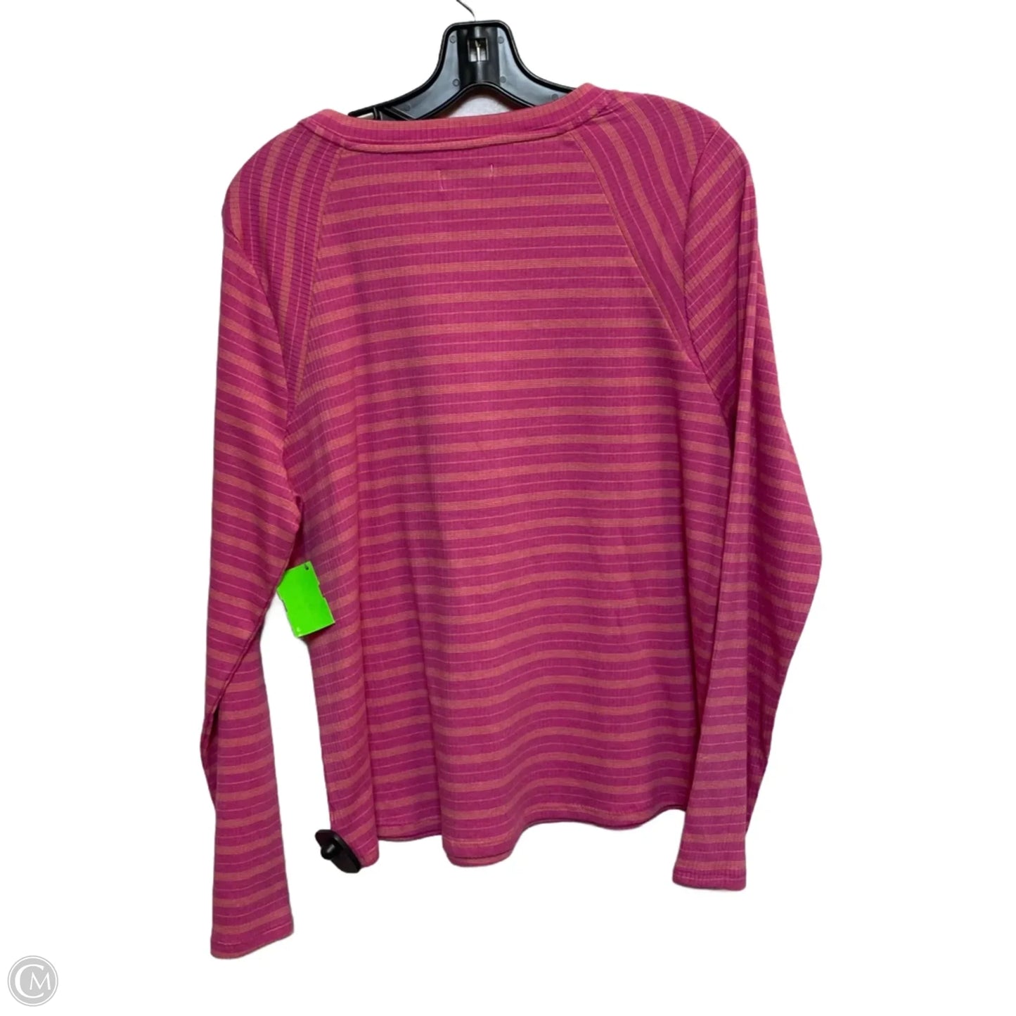 Top Long Sleeve By Wonderly In Pink, Size: Xxl