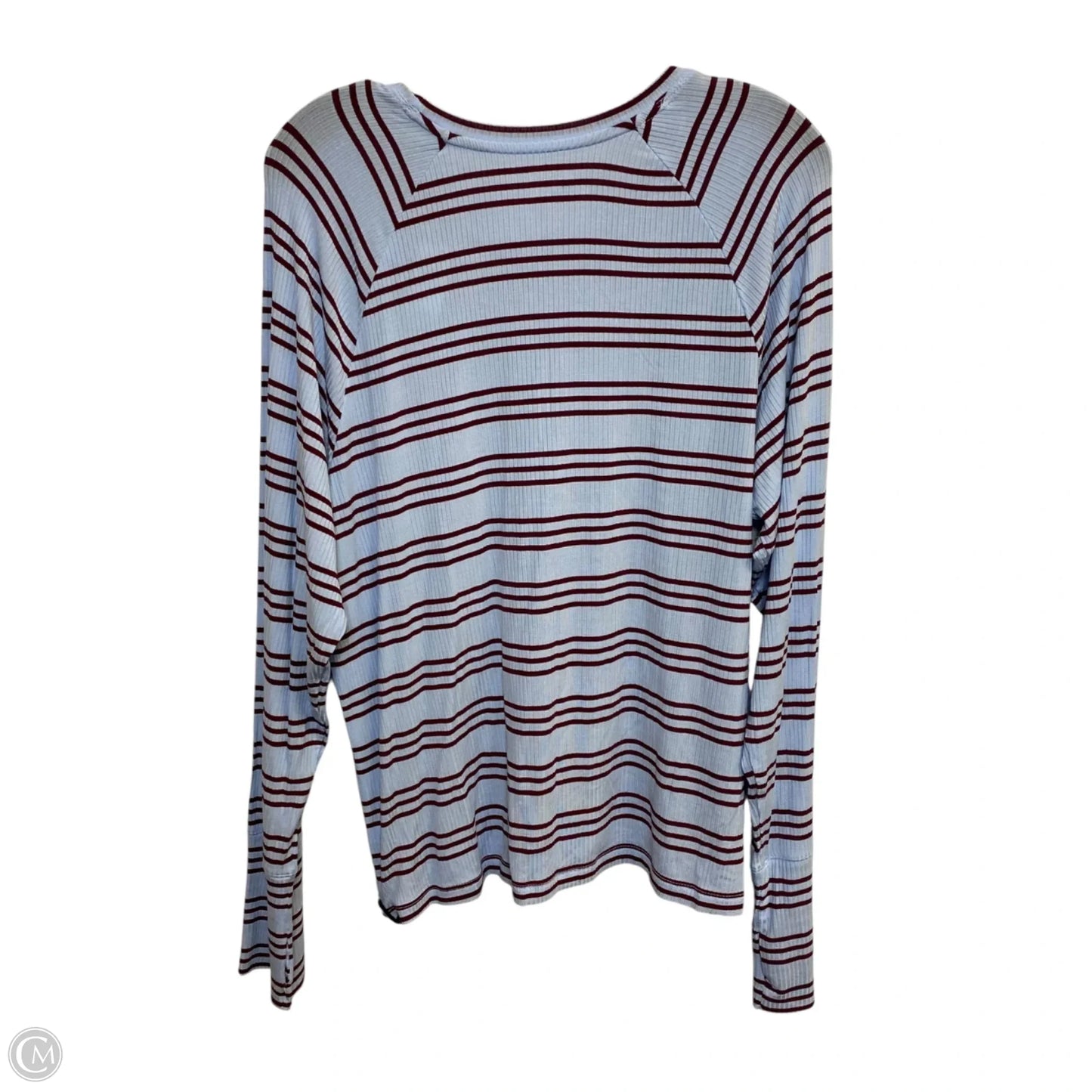 Top Long Sleeve By Offline By Aerie In Blue & Red, Size: Xxl