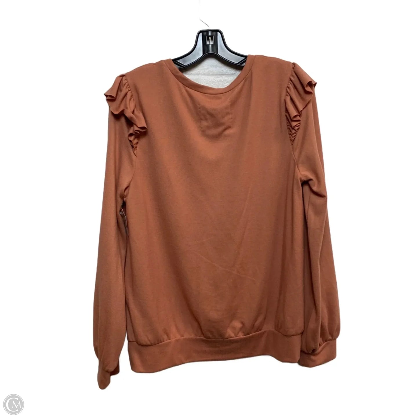 Top Long Sleeve By Cupio In Pink, Size: L