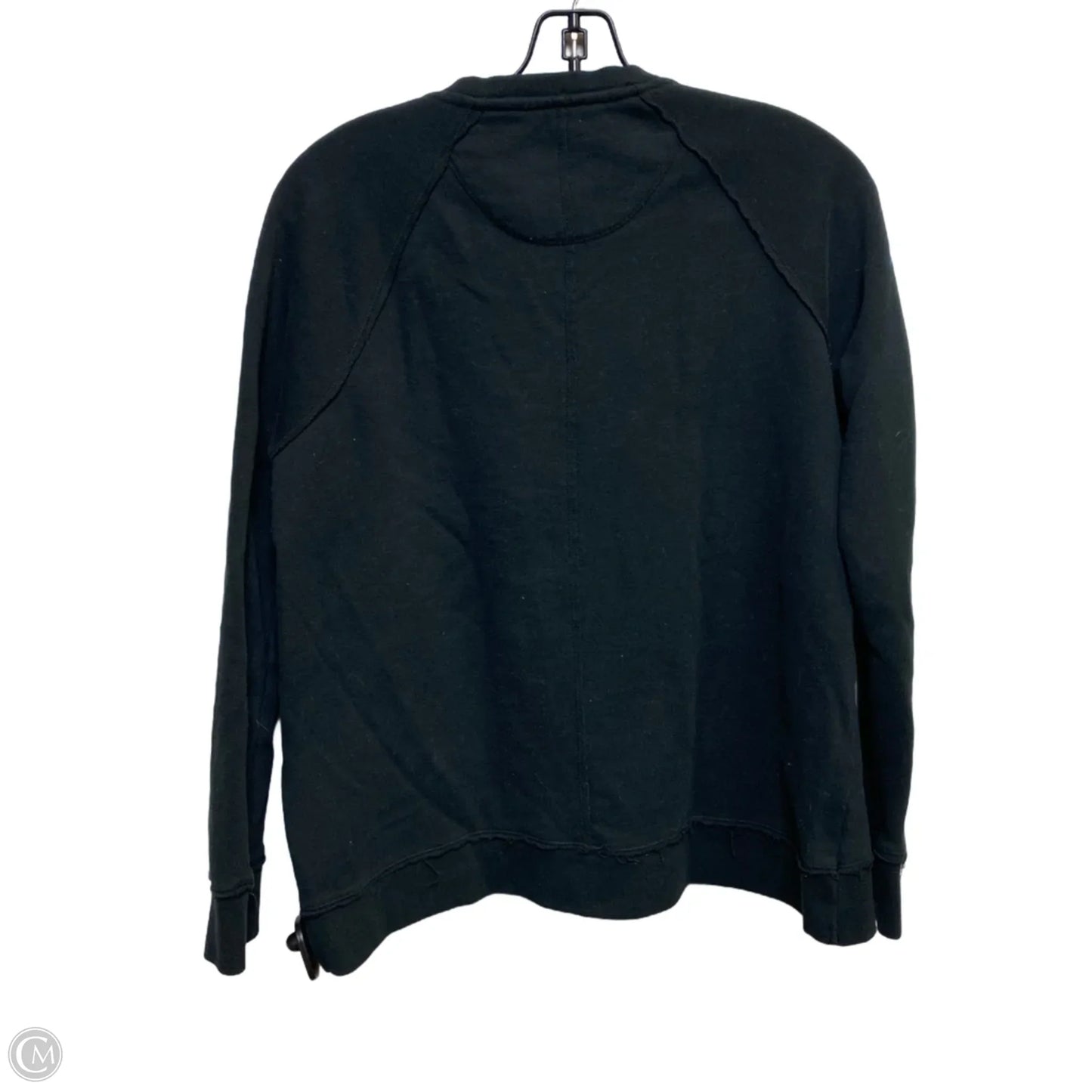 Sweatshirt Crewneck By Alyssa Milano In Black, Size: L
