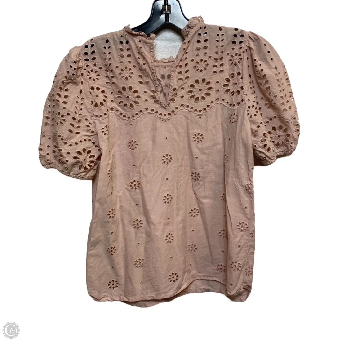 Top Short Sleeve By Boden In Pink, Size: S