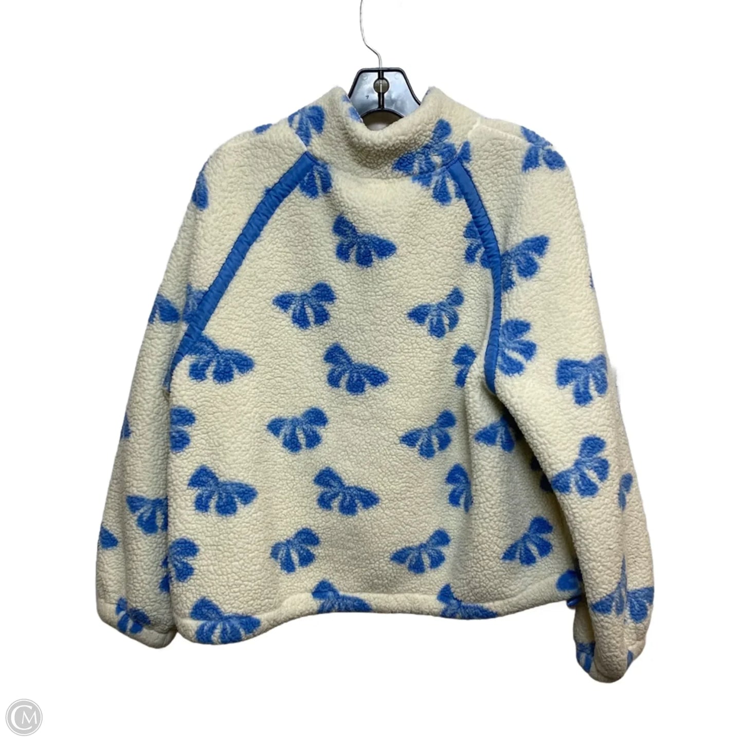 Jacket Fleece By As Revival In Blue & White, Size: Xs