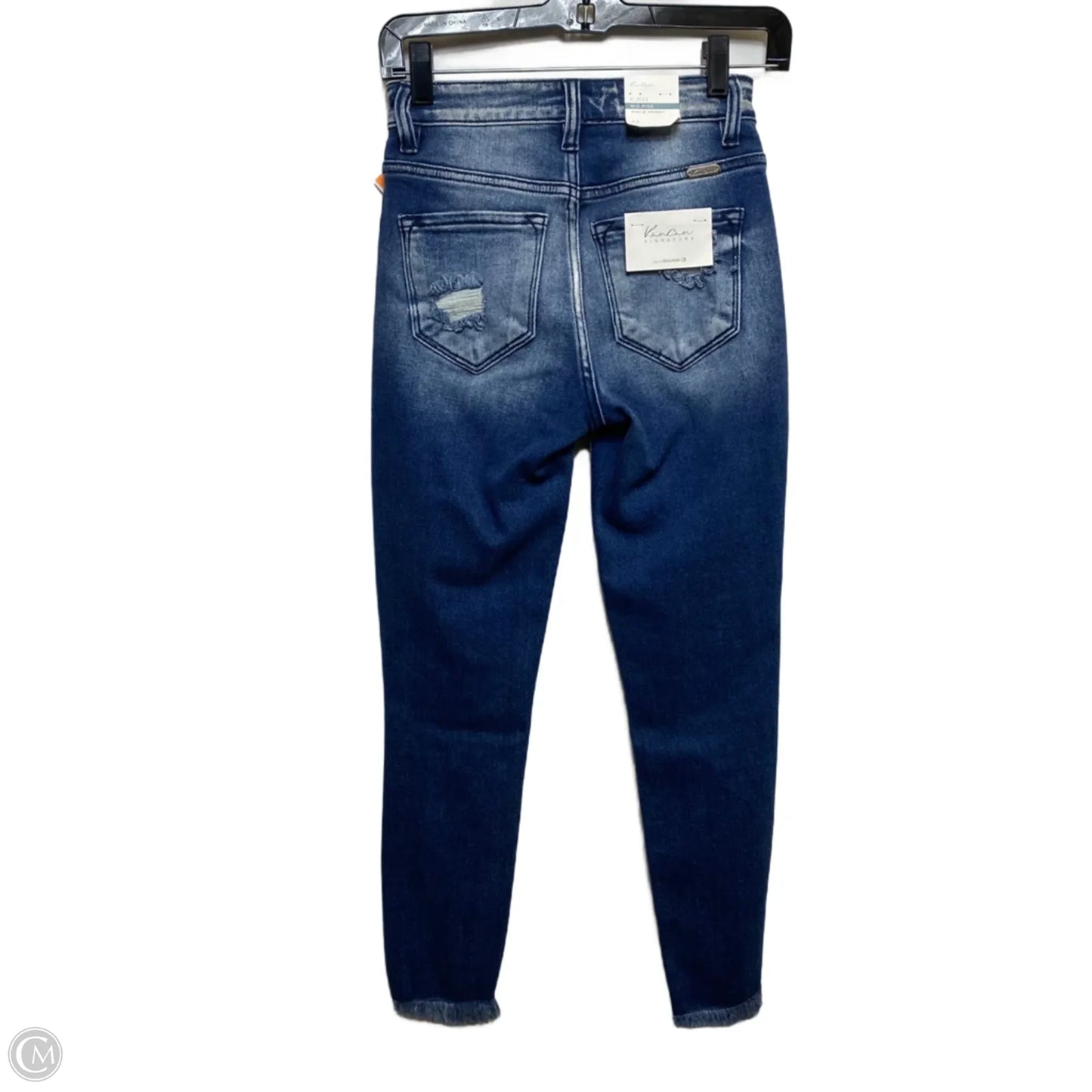 Jeans Skinny By Kancan In Blue Denim, Size: 0