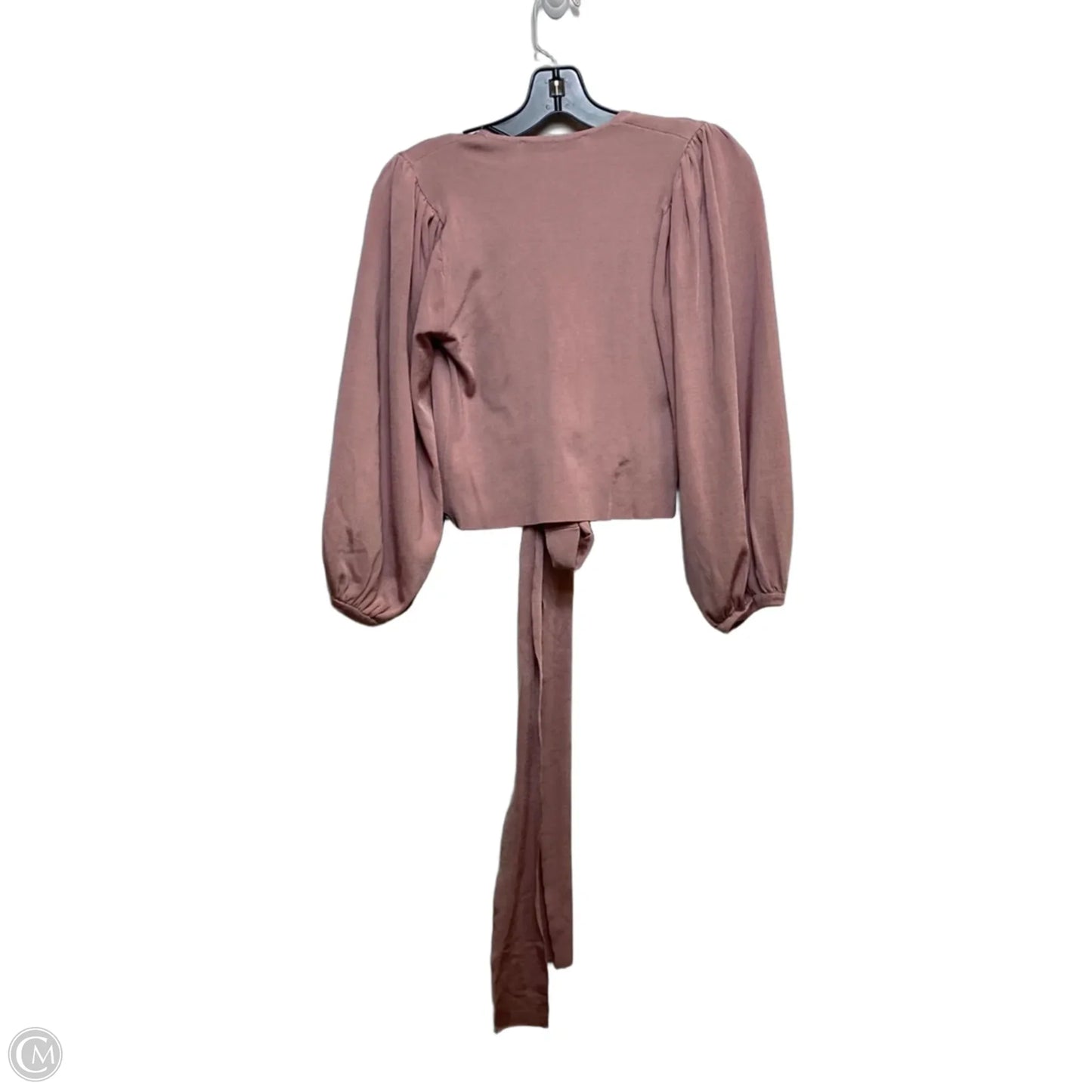 Top 3/4 Sleeve By Zara In Pink, Size: M