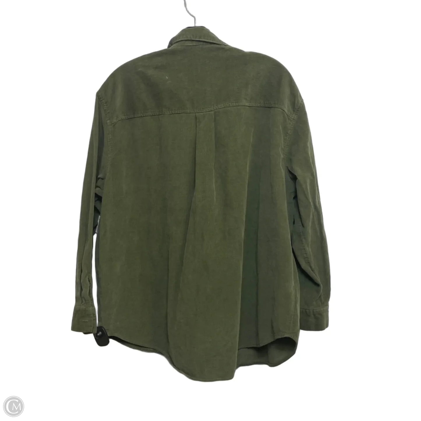 Jacket Shirt By Wild Fable In Green, Size: L