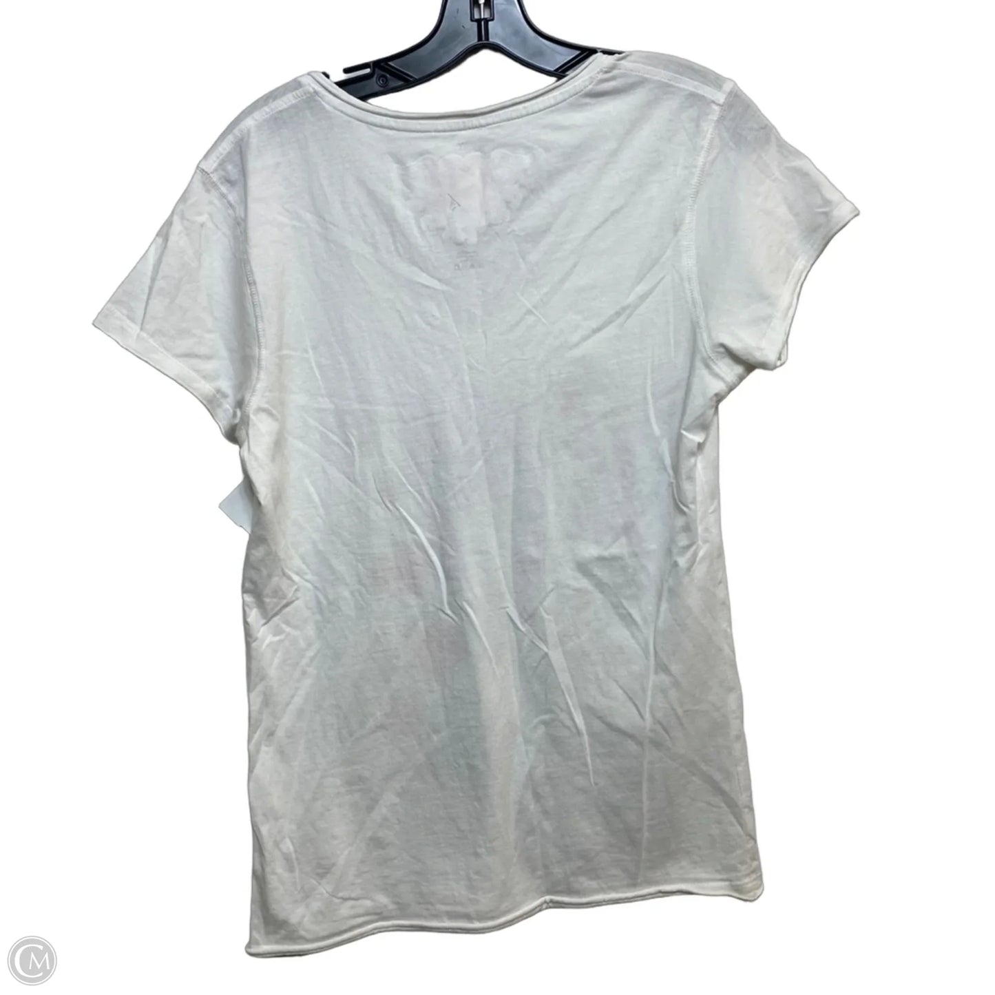 Top Short Sleeve By Clothes Mentor In White, Size: Xl