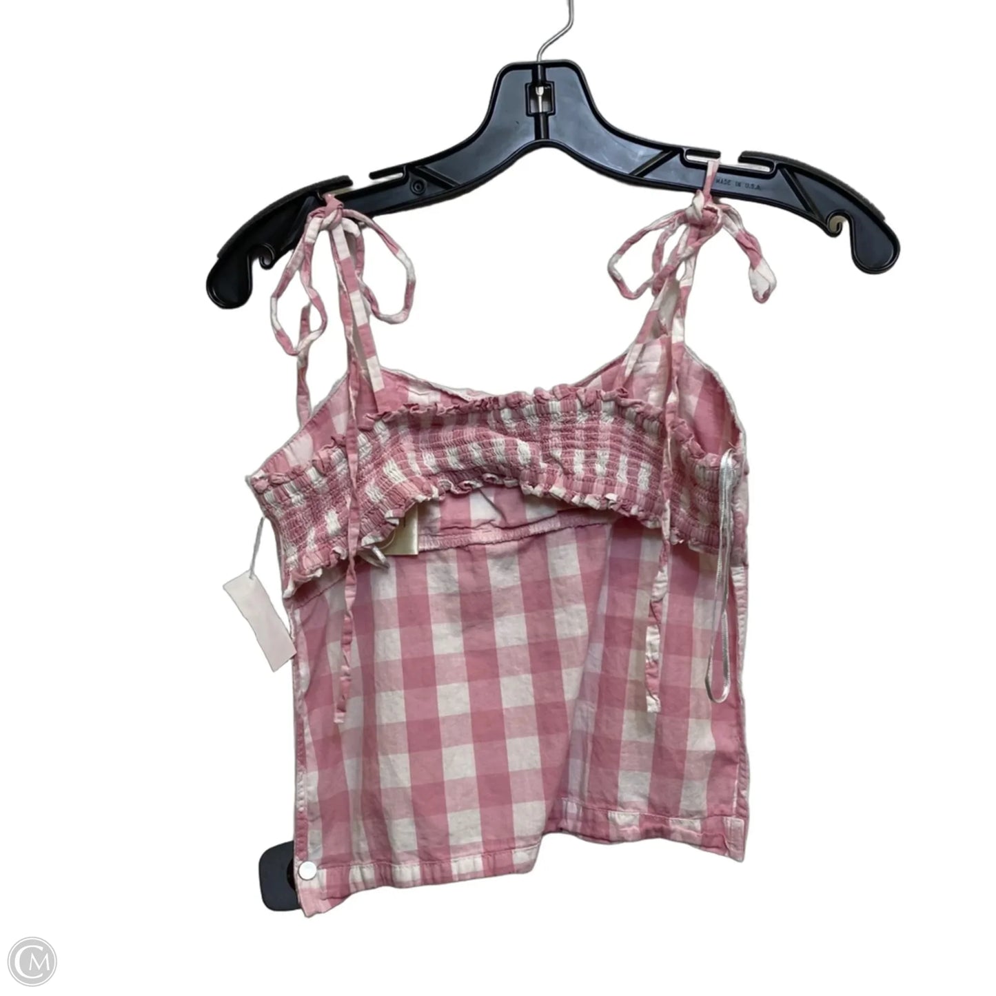 Top Sleeveless By Kimichi Blue In Pink & White, Size: S