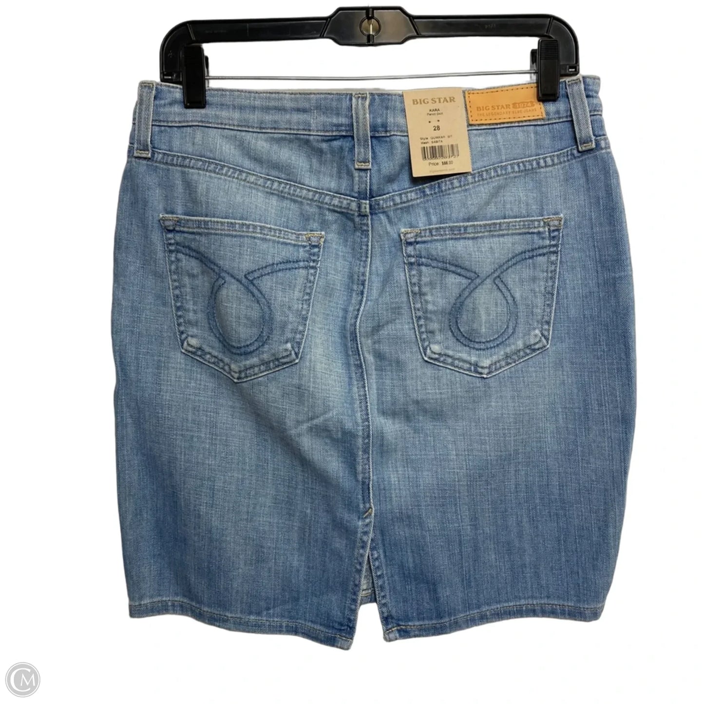Skirt Mini & Short By Big Star In Blue Denim, Size: 6