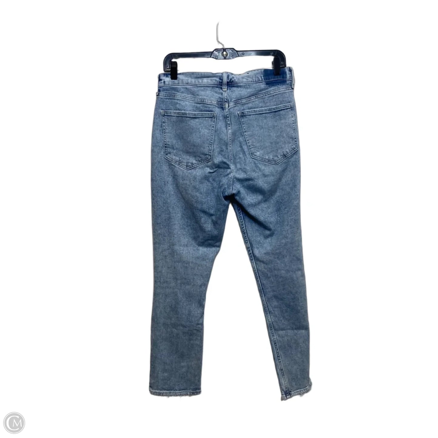 Jeans Straight By Gap In Blue Denim, Size: 10