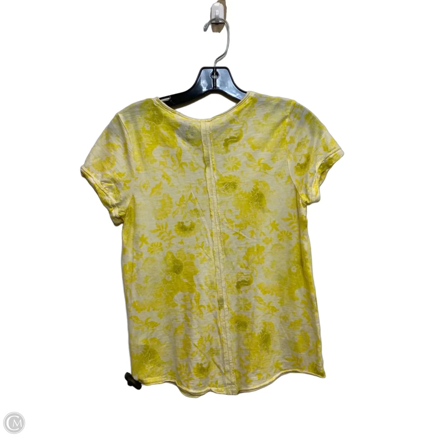 Top Short Sleeve By Pilcro In Yellow, Size: Xs