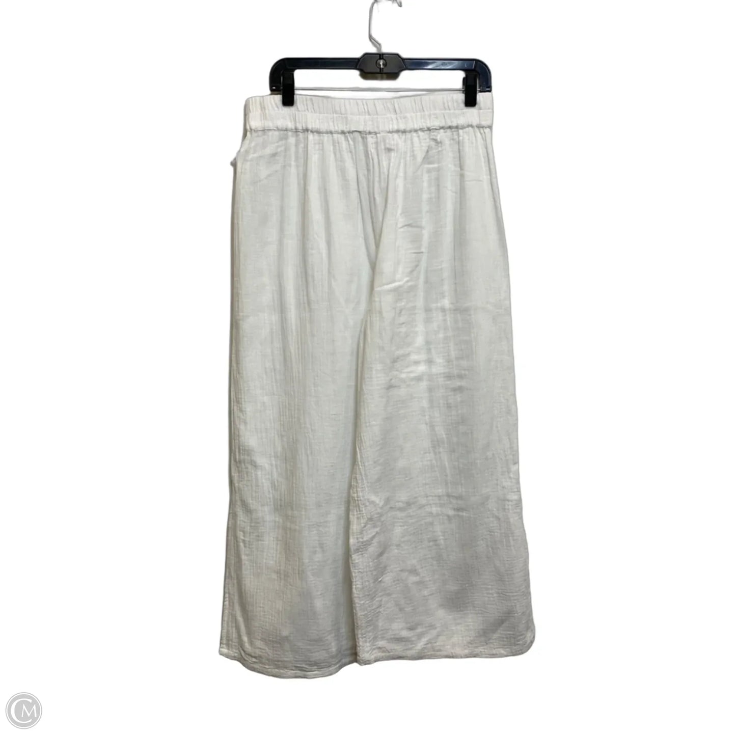 Pants Wide Leg By Salty Lemon In White, Size: L