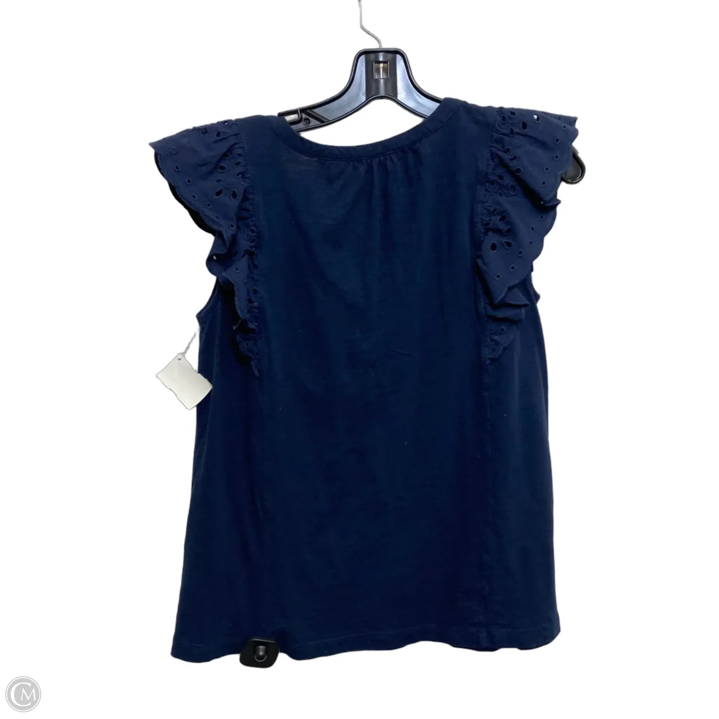 Top Sleeveless By Loft In Navy, Size: Xs
