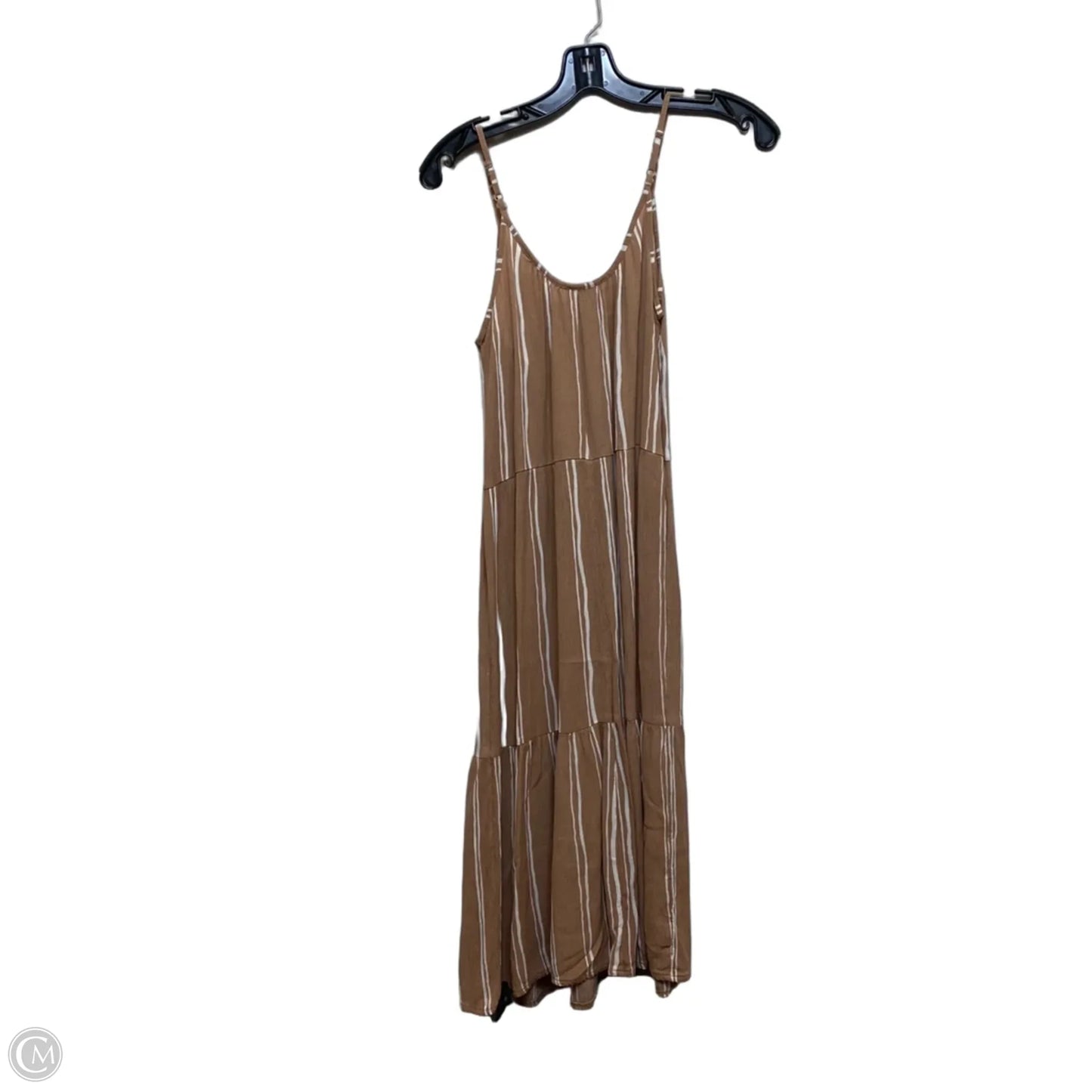 Dress Casual Midi By Loft In Brown, Size: Xs