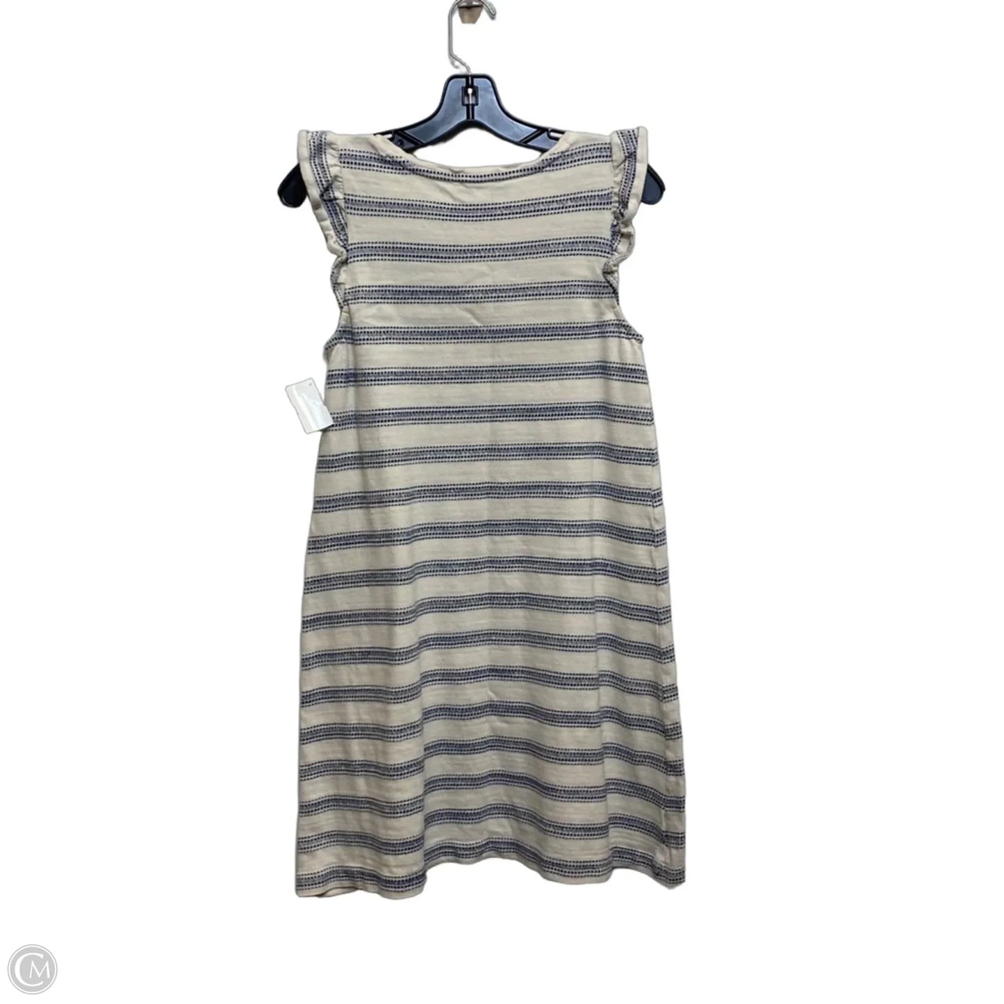 Dress Casual Short By Loft In Blue & Cream, Size: Xs