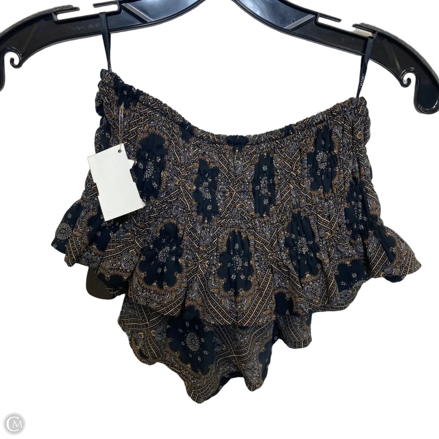Top Sleeveless By Forever 21 In Black & Brown, Size: S
