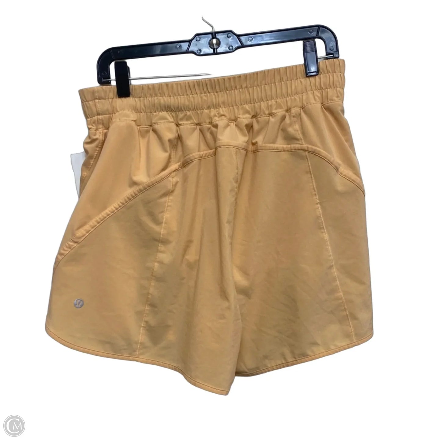Athletic Shorts Designer By Lululemon In Orange, Size: L