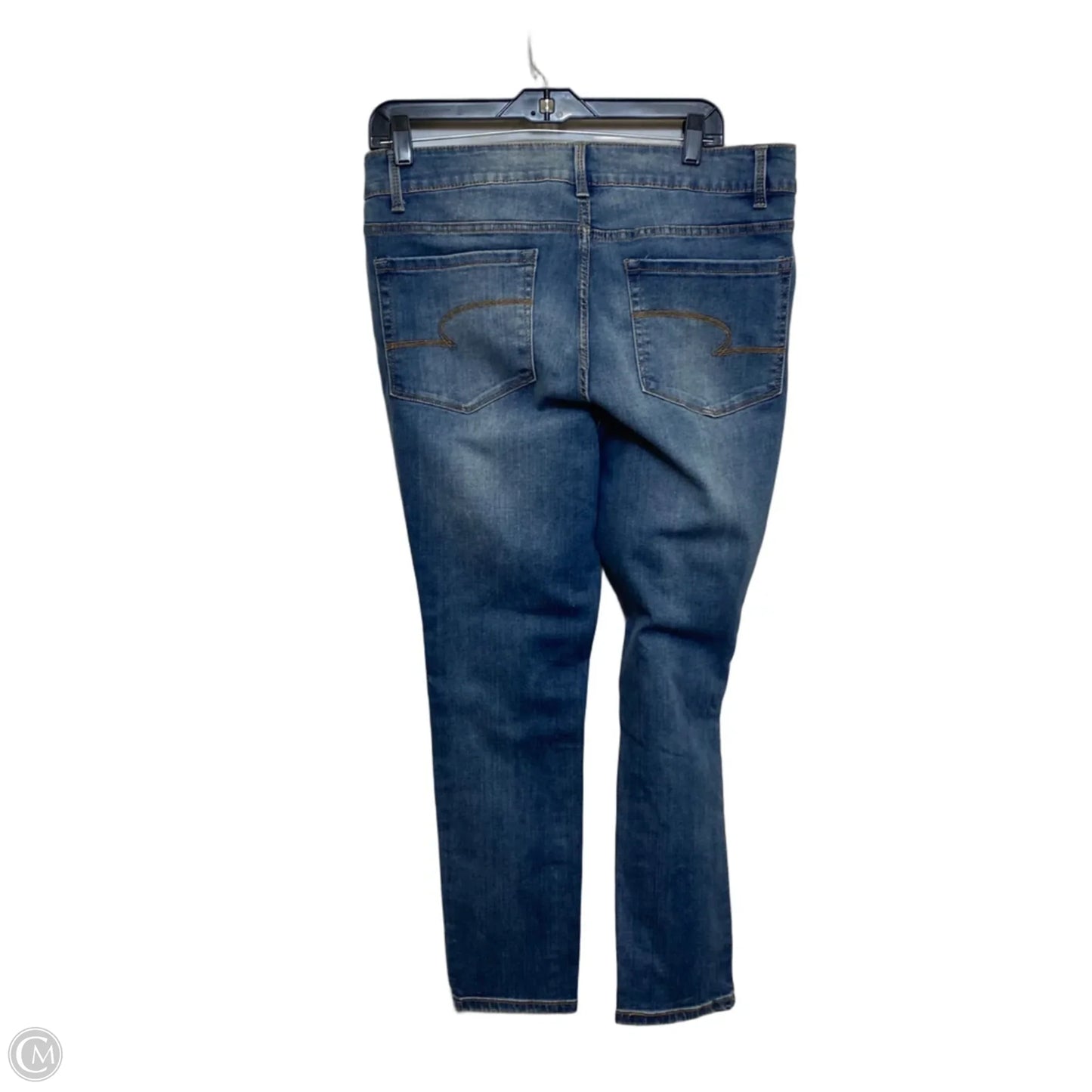 Jeans Skinny By Time And Tru In Blue Denim, Size: 18